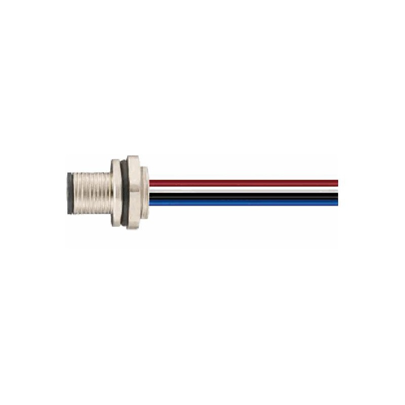Connecteur mâle M12, 4 pol., codage D IP67, 4A, non-blindé